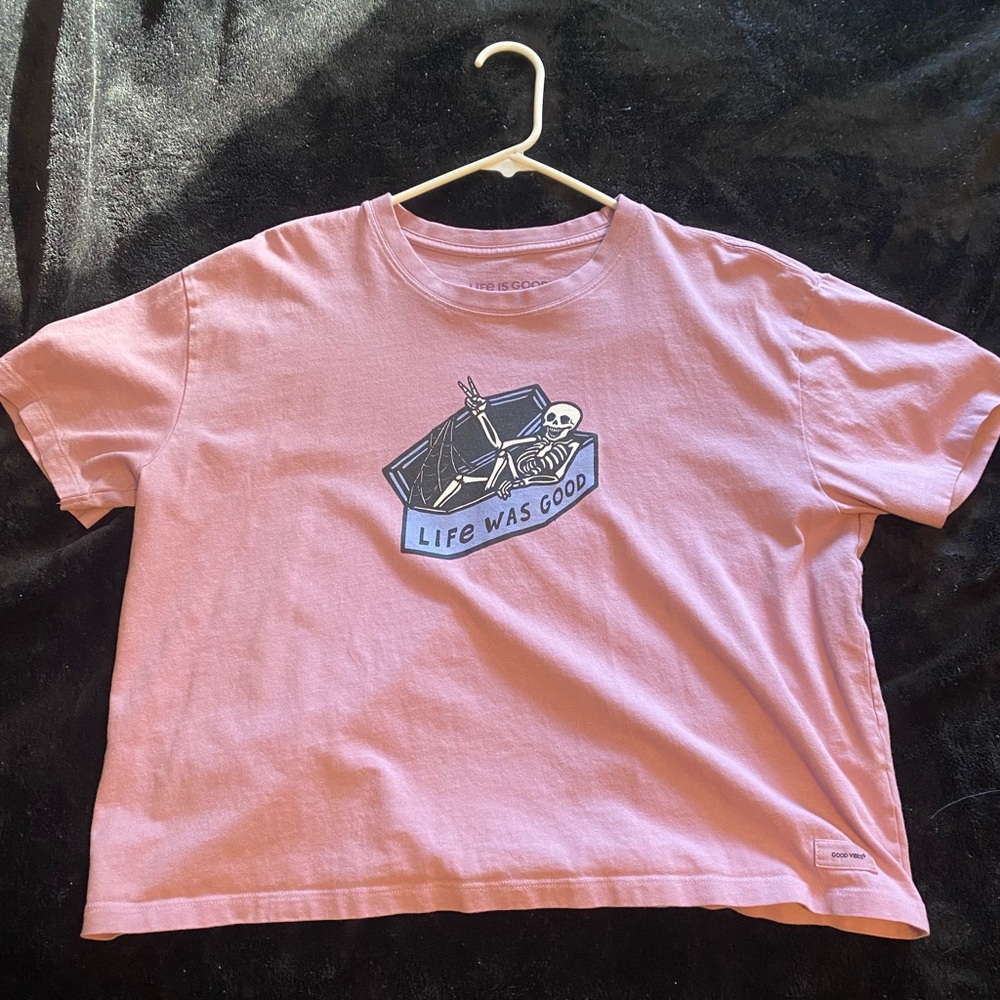 Life is (was) Good Boxy Crusher Tee (Women’s Sizing)